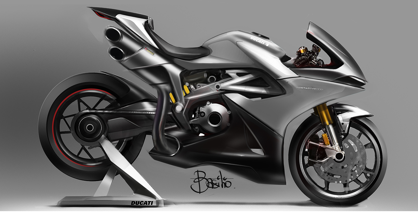 Ducati testastretta，Red Devil，motorcycle，Cool，