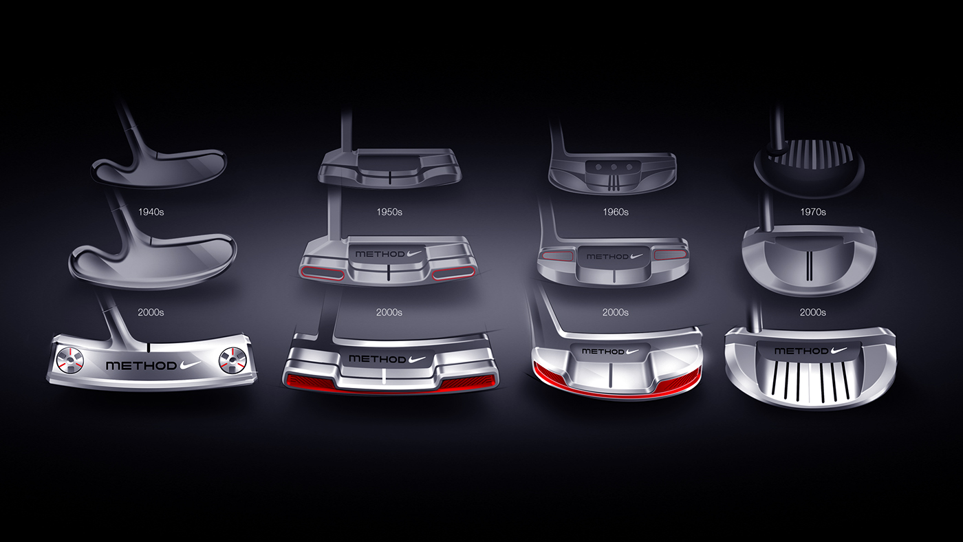 Nike，Golf Club，Putter，Method MOD，