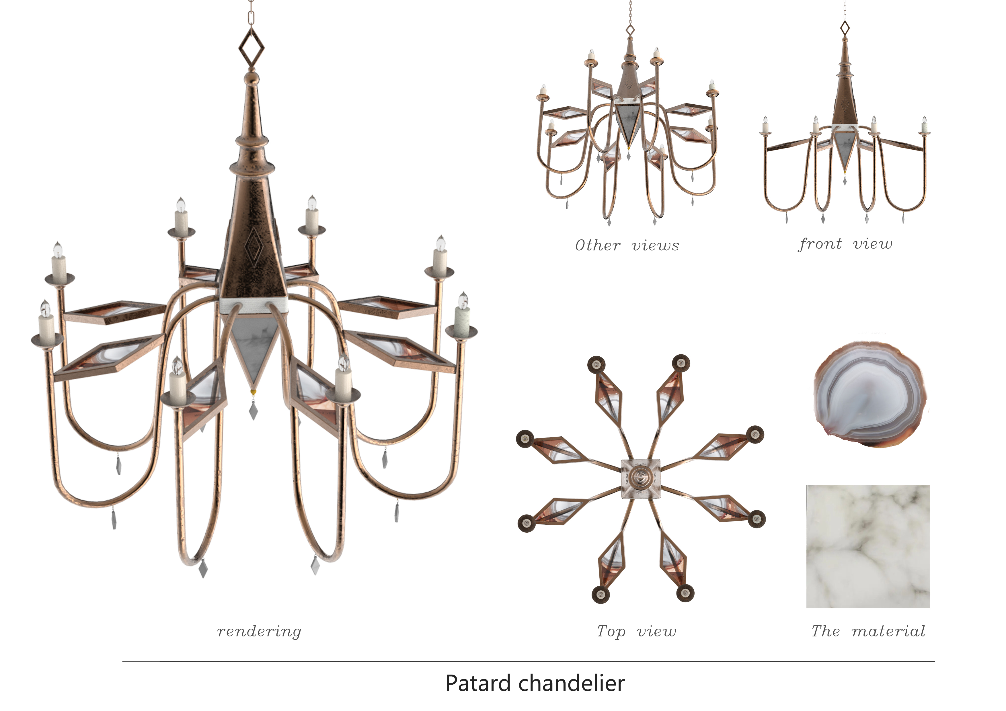 Retro，American lamp，lamps and lanterns，workmanship，a chandelier，