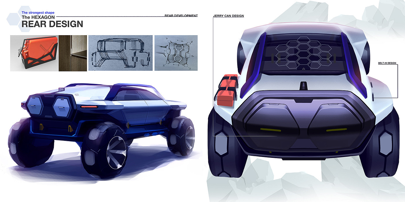 Gwi design，概念设计，汽车，吉普，线稿，