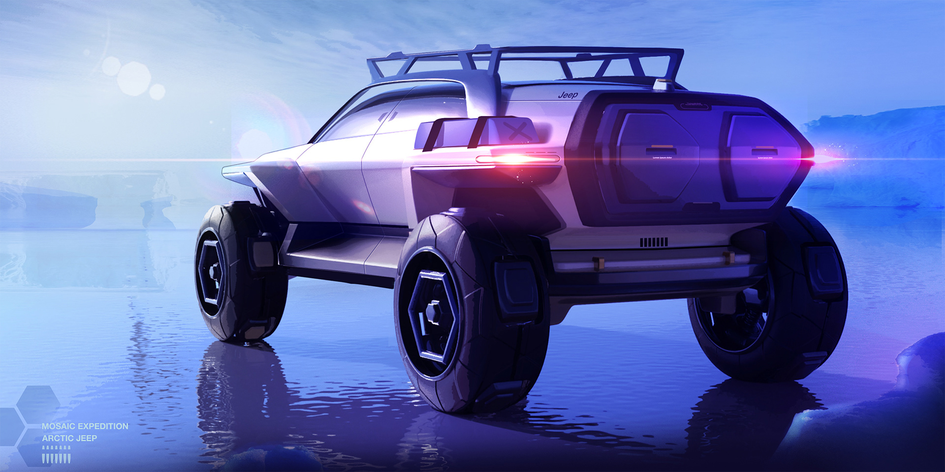 Gwi design，conceptual design，automobile，jeep，Line，