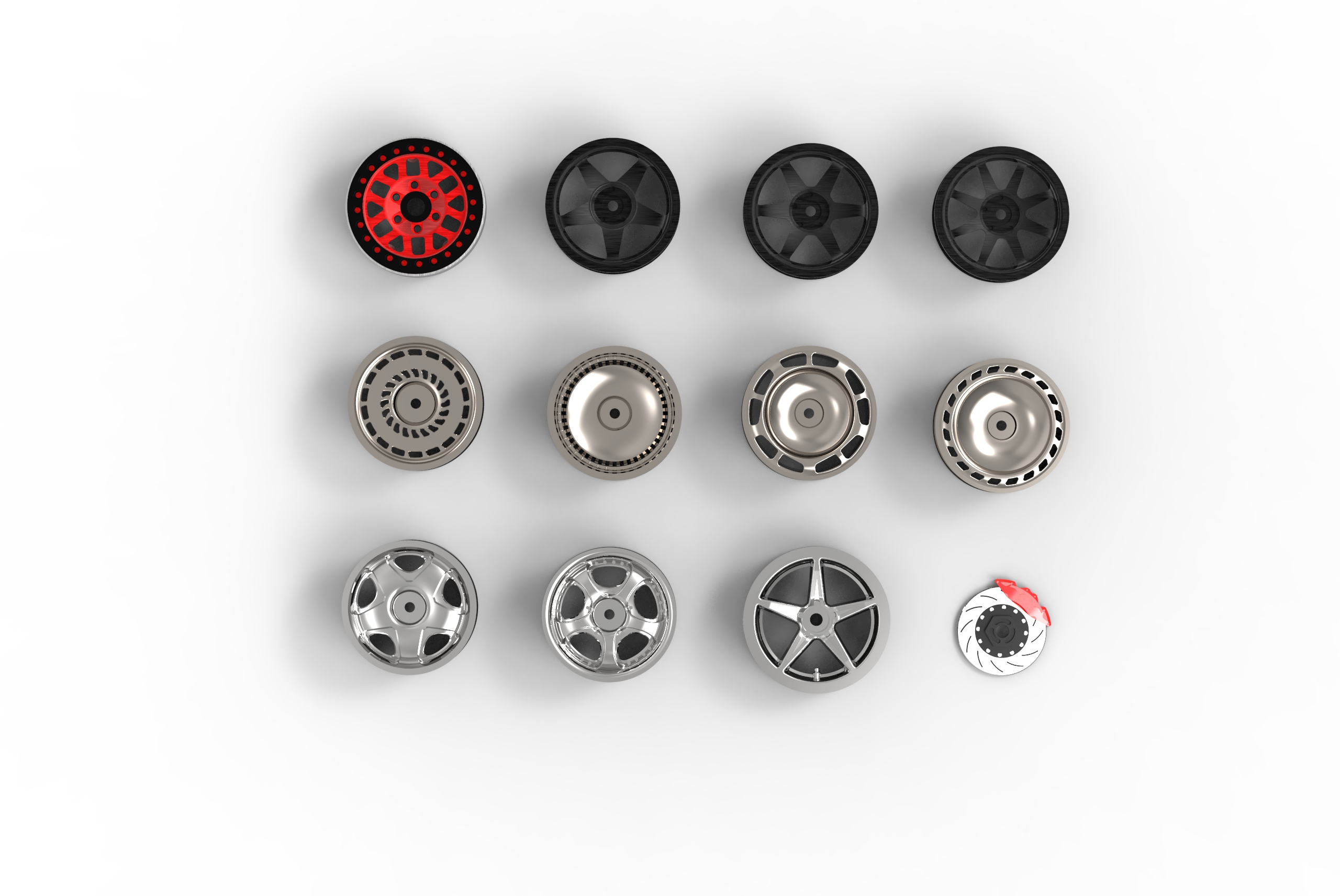 vehicle，hub，Calipers，RC，Model making，CNC，