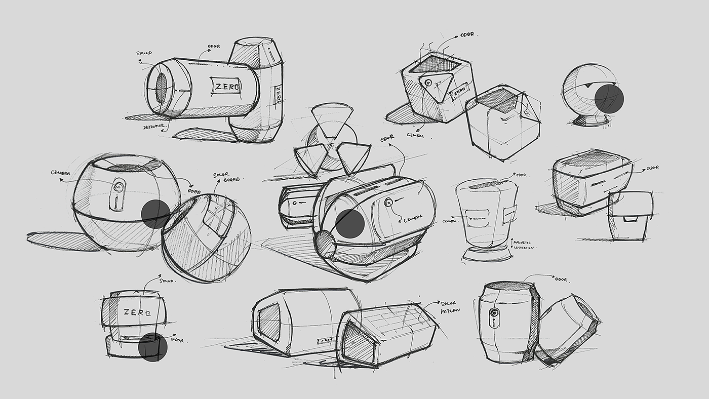 industrial design，smell，Anti fatigue，conceptual design，auto parts，