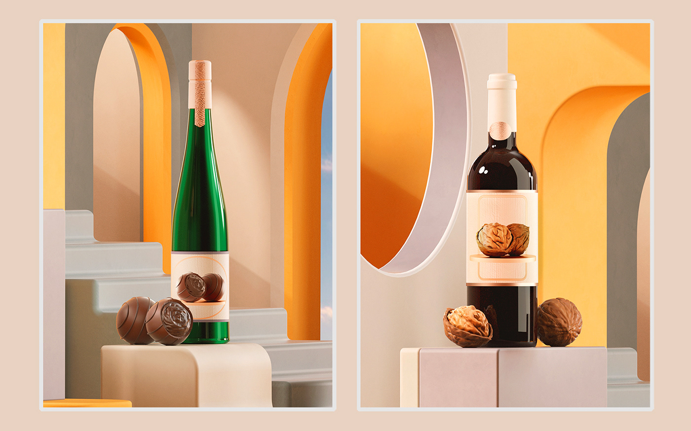 3d，Illustration，Yellow book of iron Palace，