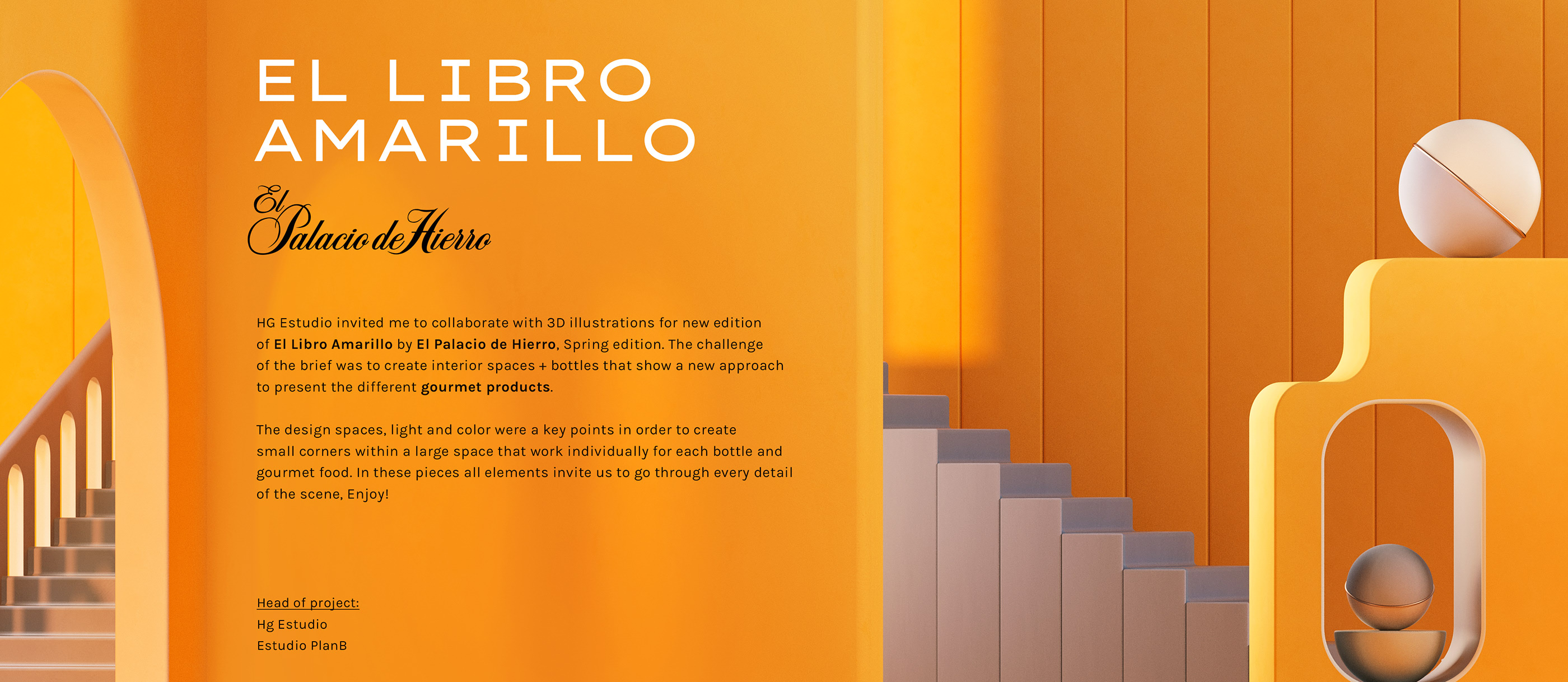 3d，Illustration，Yellow book of iron Palace，