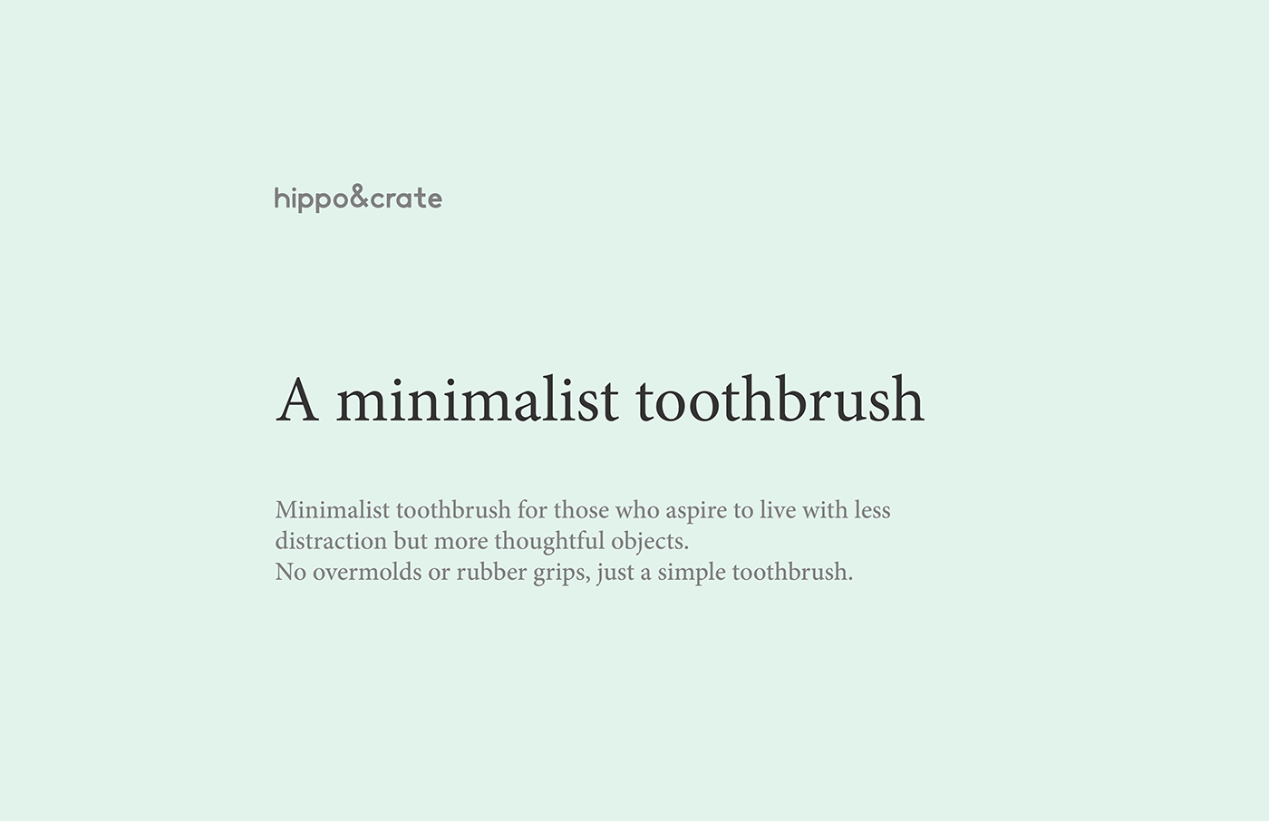 Extremely simple wind，Reduce burden，concise，toothbrush，