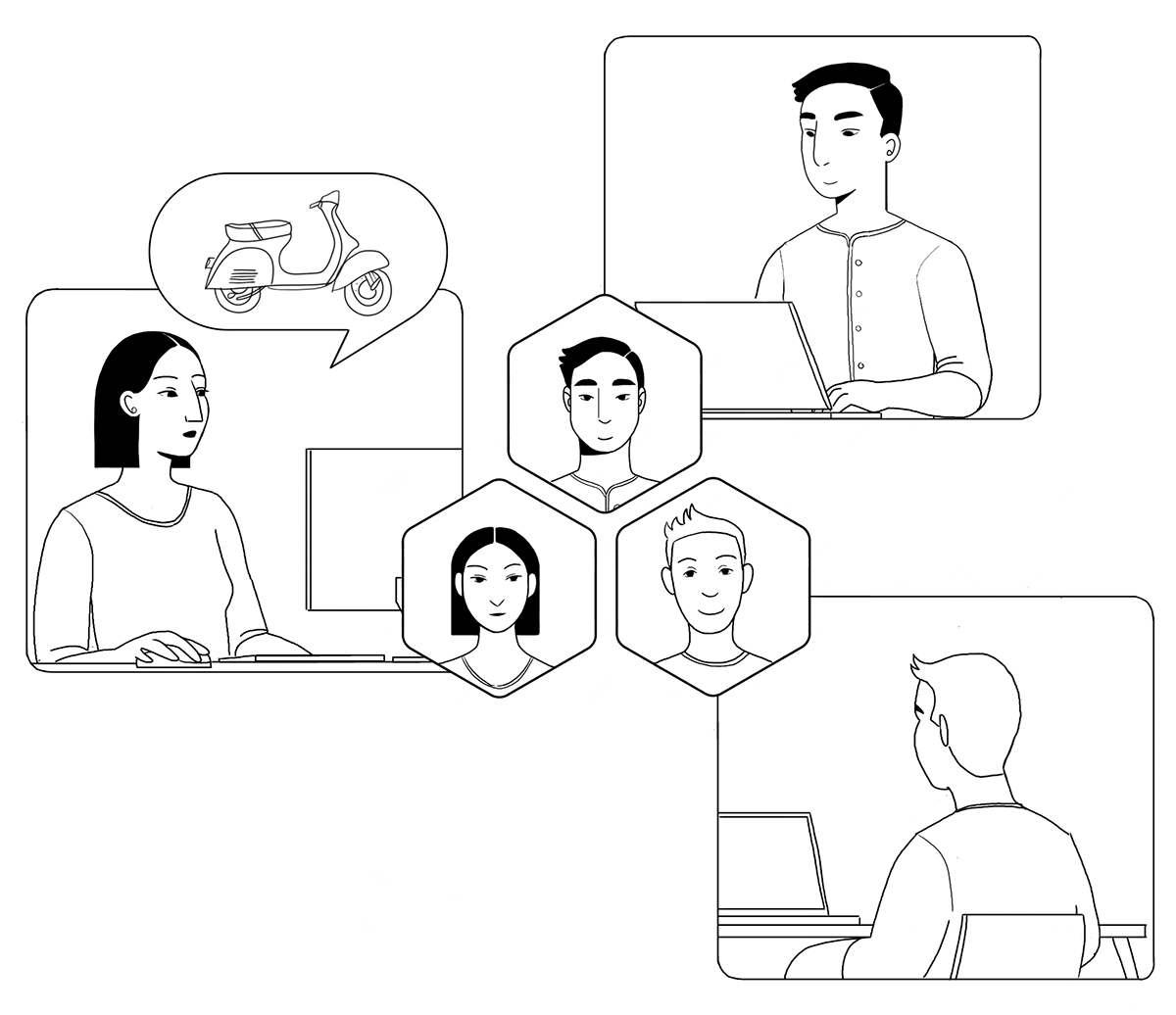 work，team，User experience，intelligence，