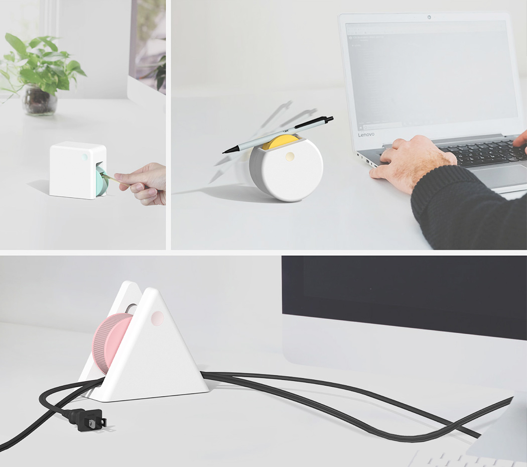 Interesting，to work in an office，desktop，Tape distributor，Penholder，