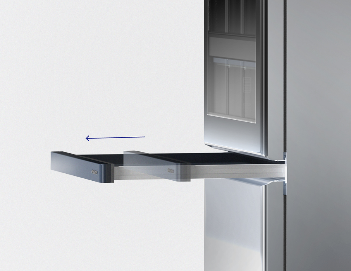 Refrigerator，practical，concept，hygiene，