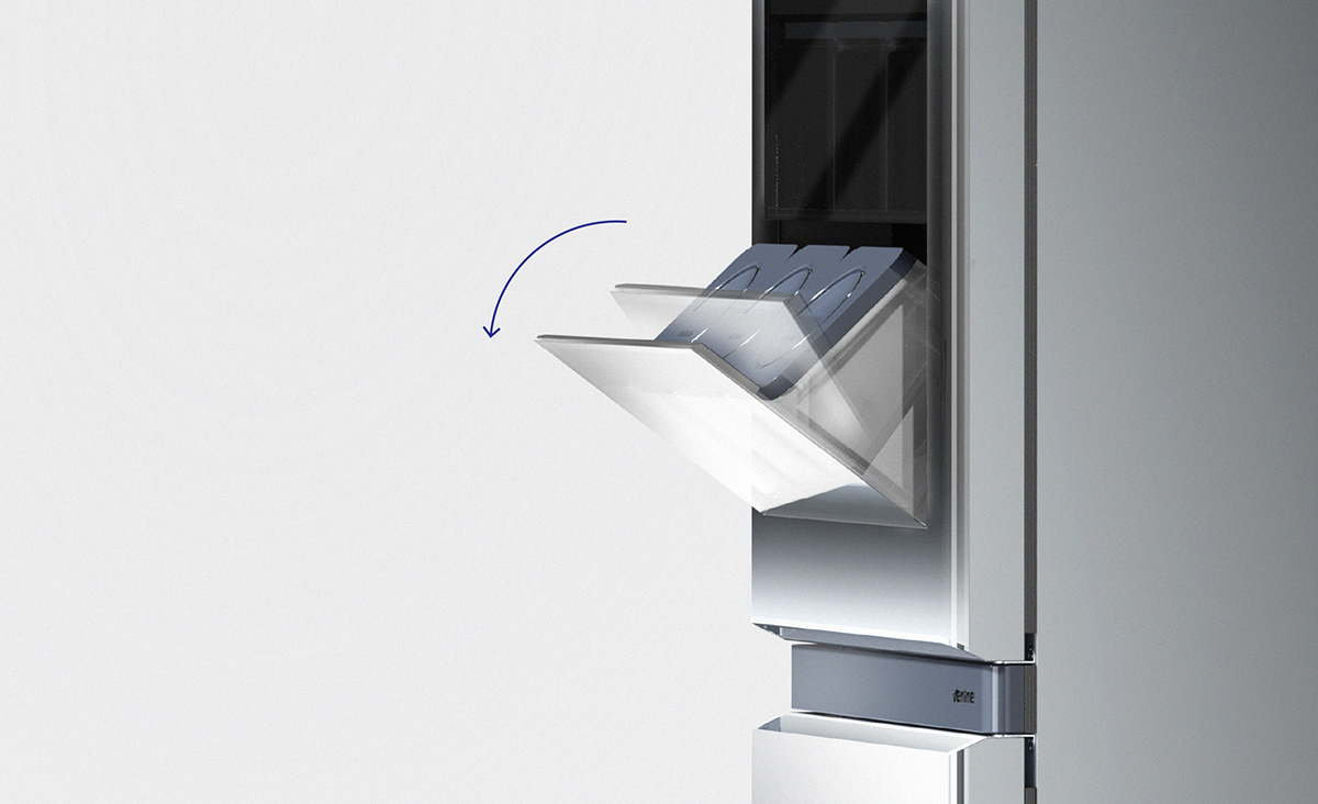 Refrigerator，practical，concept，hygiene，