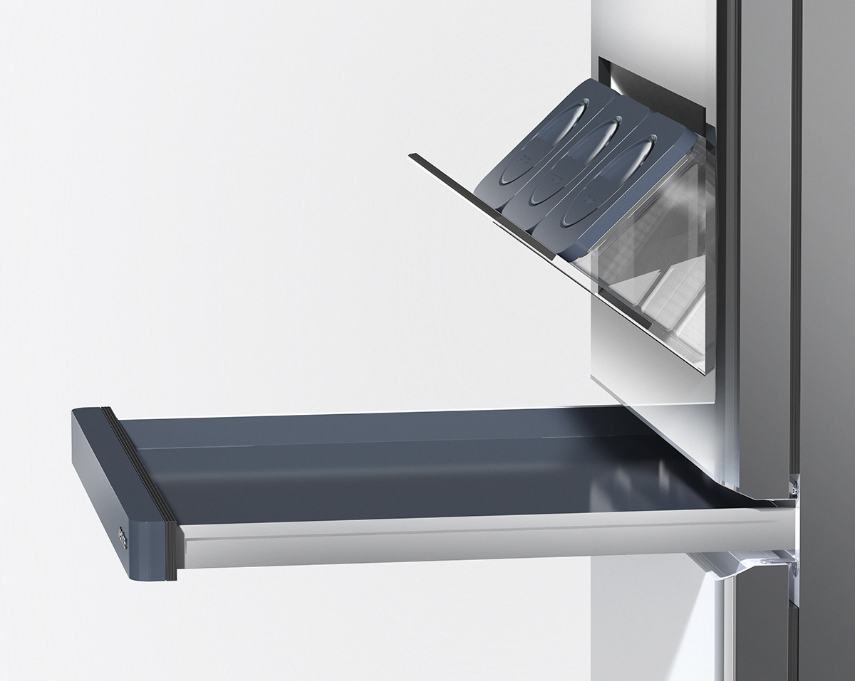 Refrigerator，practical，concept，hygiene，