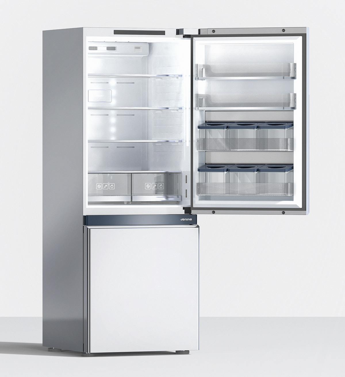 Refrigerator，practical，concept，hygiene，