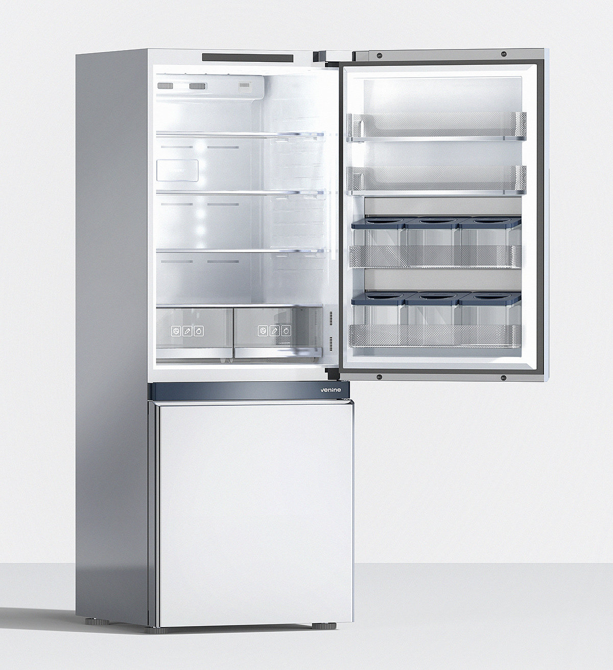 Refrigerator，practical，concept，hygiene，