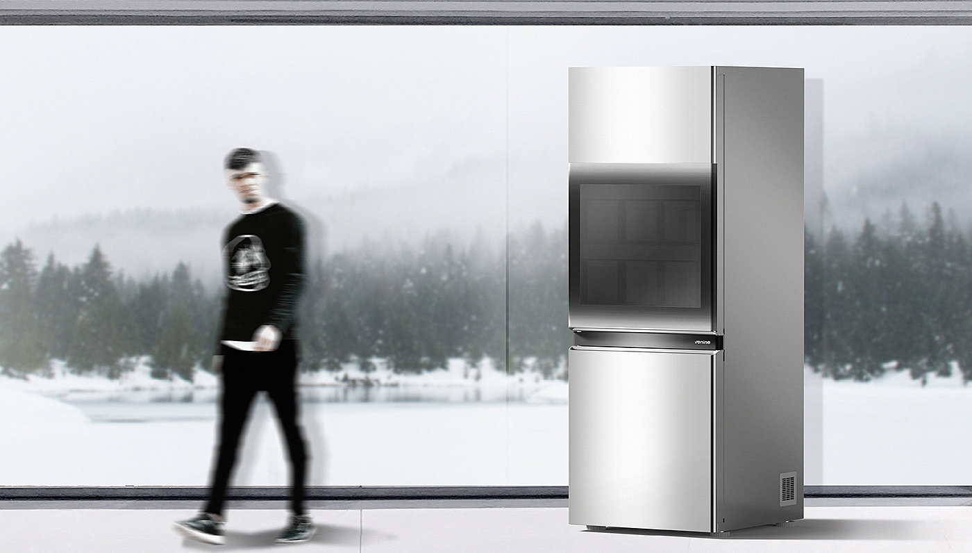 Refrigerator，practical，concept，hygiene，