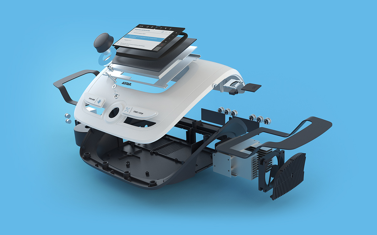 Medical equipment，laser，modern，multi-function，LCD panel，