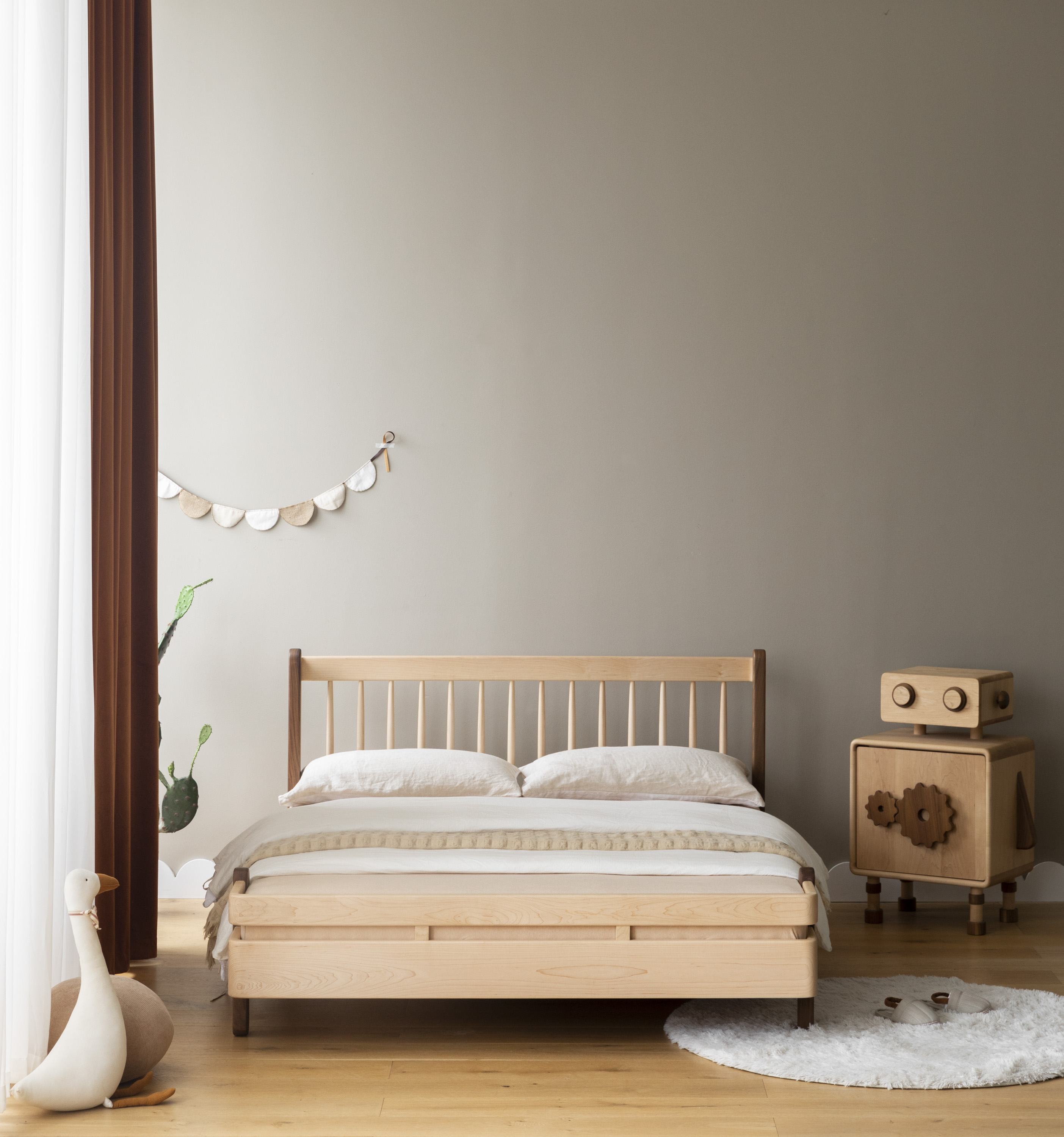 Children's furniture，Children bed，Solid wood bed，Soft bag bed，Maternal and infant products，Original furniture，furniture design ，