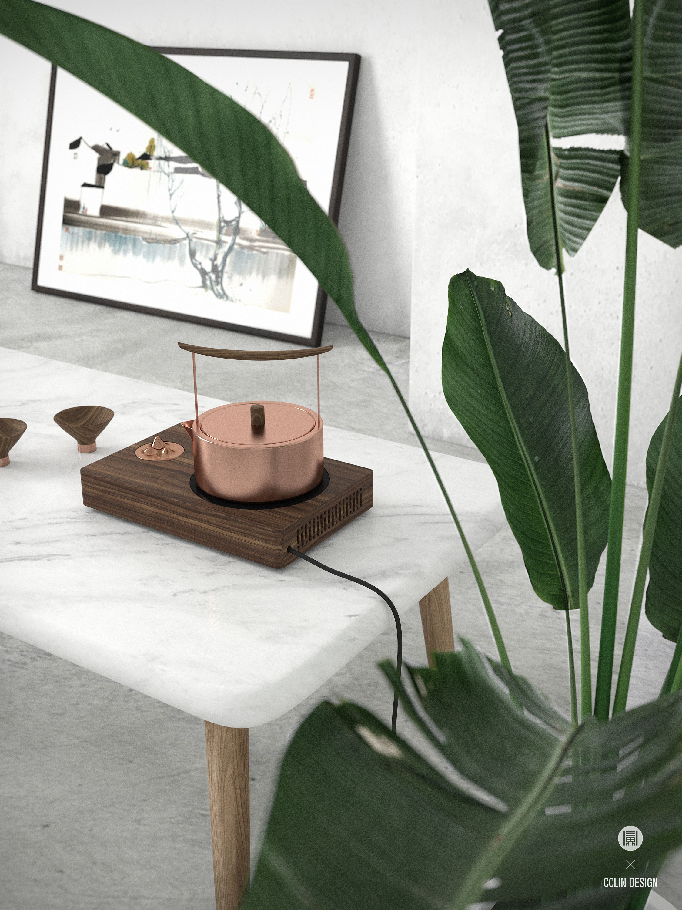 tea，copper，wood，delicate，mountain，Minimalist，interest，