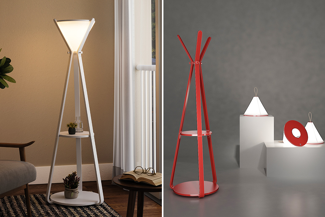 Hourglass shelf，IKEA，lamp，