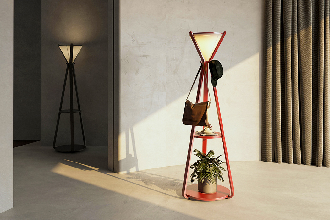 Hourglass shelf，IKEA，lamp，