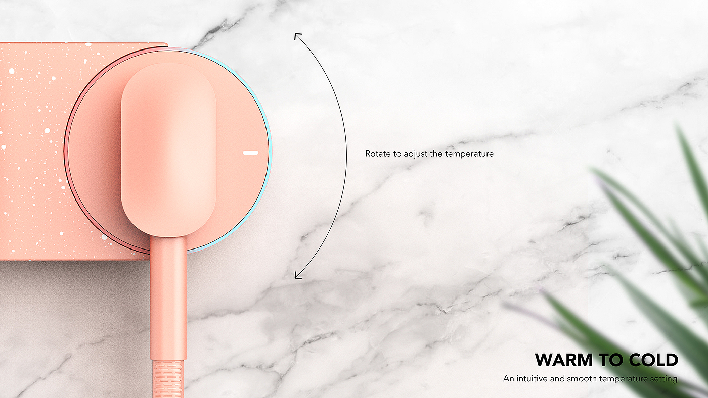 Dripping water，Shower faucet，concept，