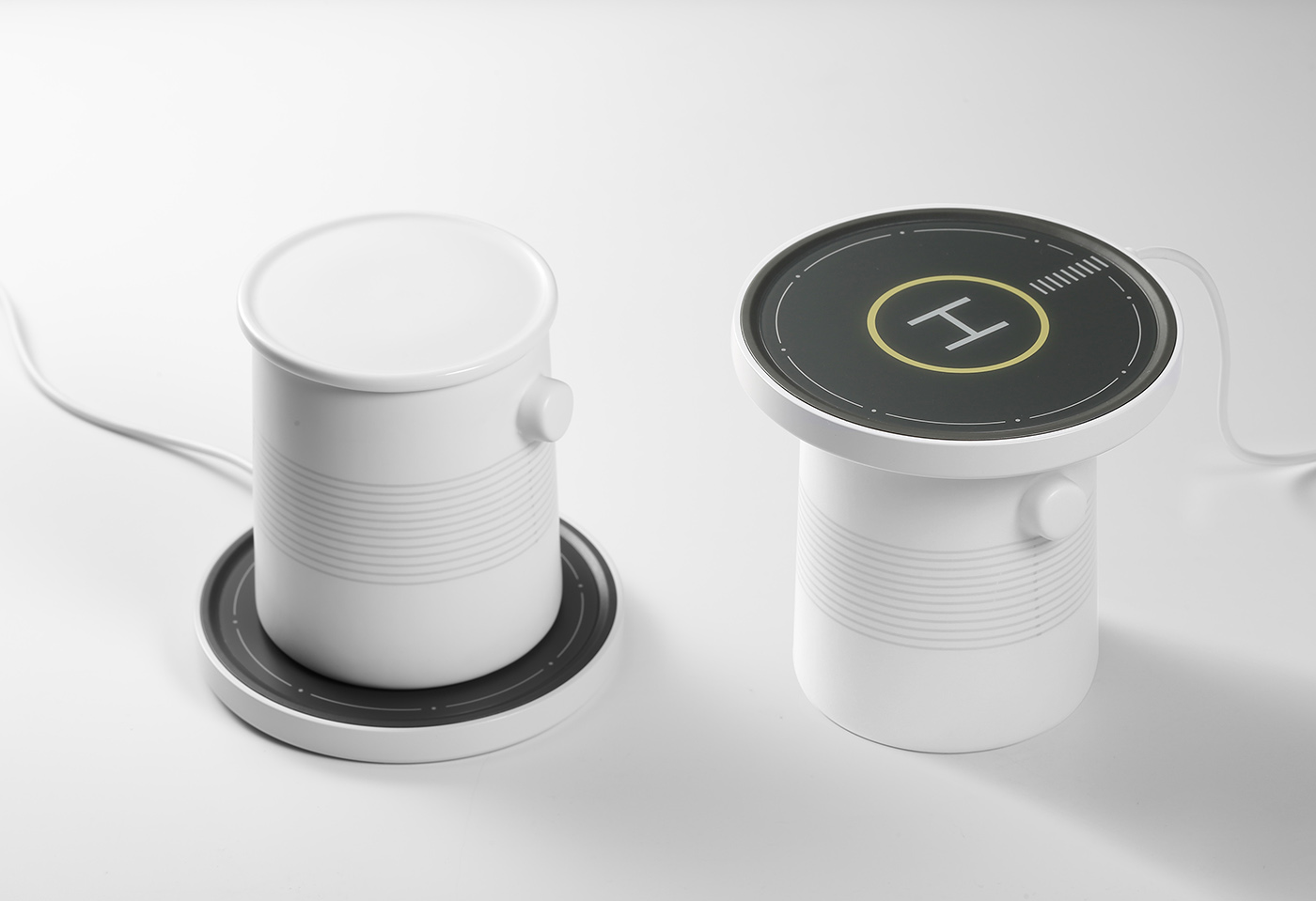 Thermostatic water cup，wireless charger ，