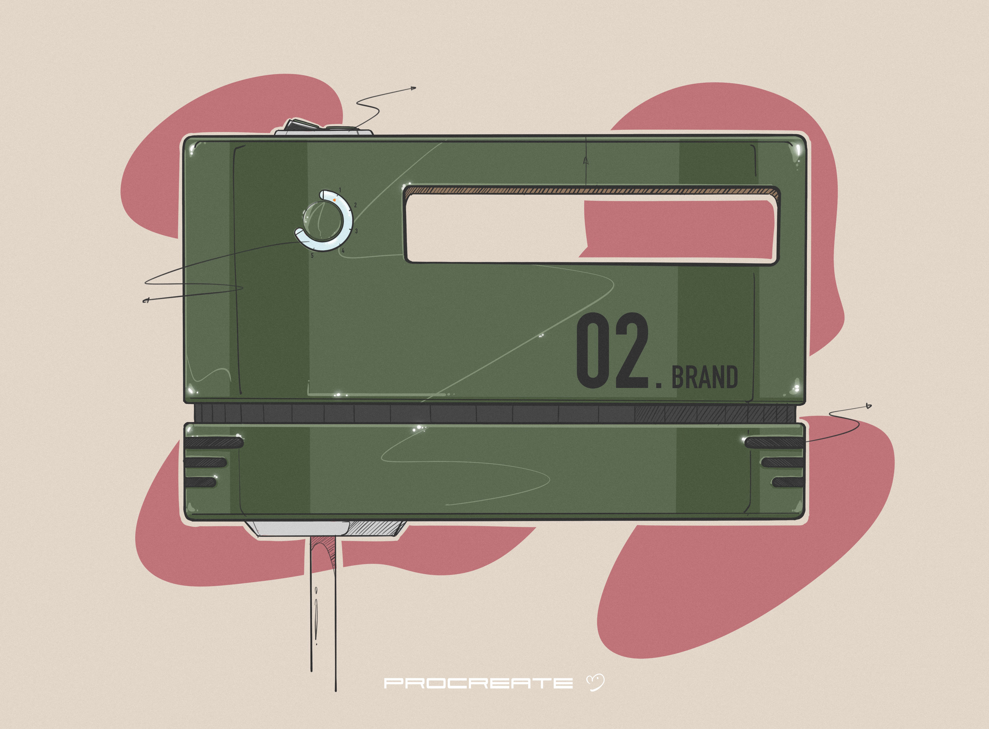 Hand drawn，Ubee ，product，