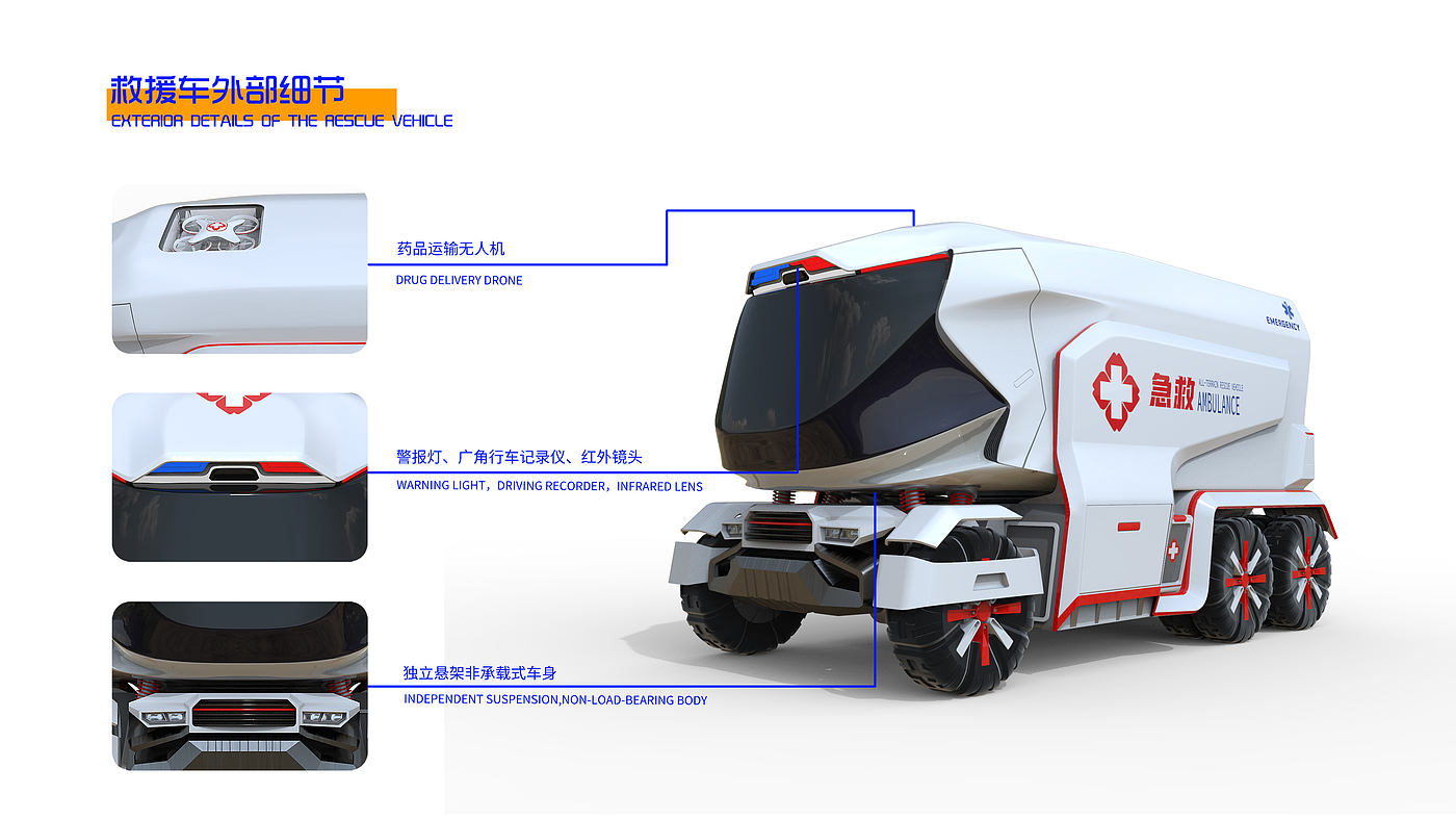 Concept Car，concept，medical care，vehicle，modularization，physical examination，Graduation project，Bi Sheh，