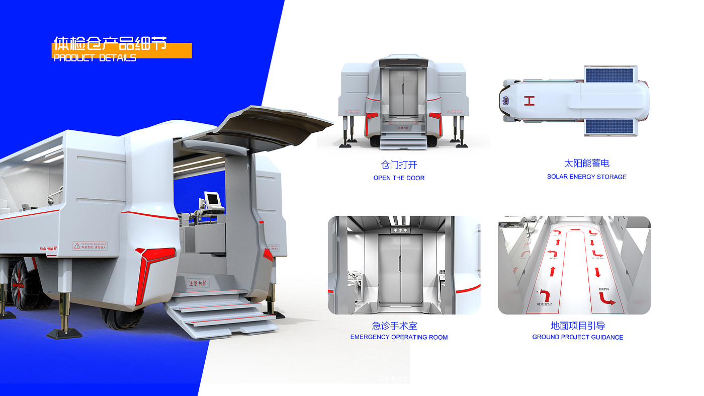 概念车，概念，医疗，车，模块化，体检，毕业设计，毕设，