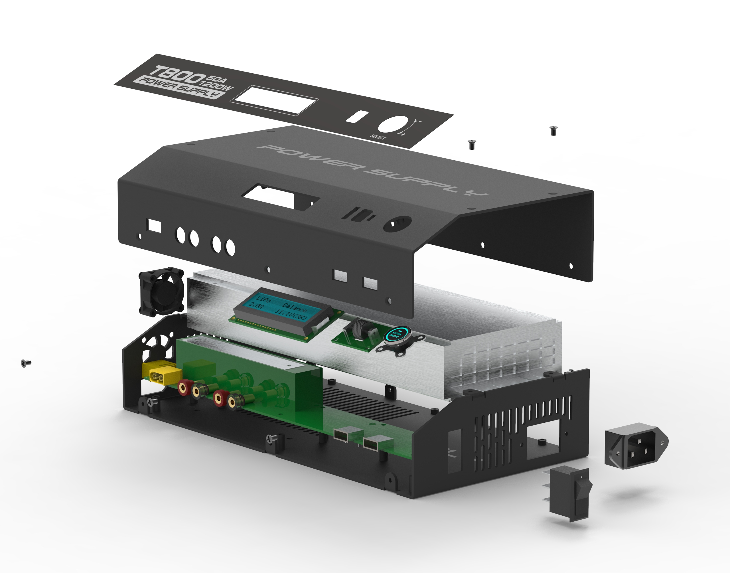 Charger，Power Supply，Discharger，Remote control model industry，RC，Sheet metal design，3C electronic products，