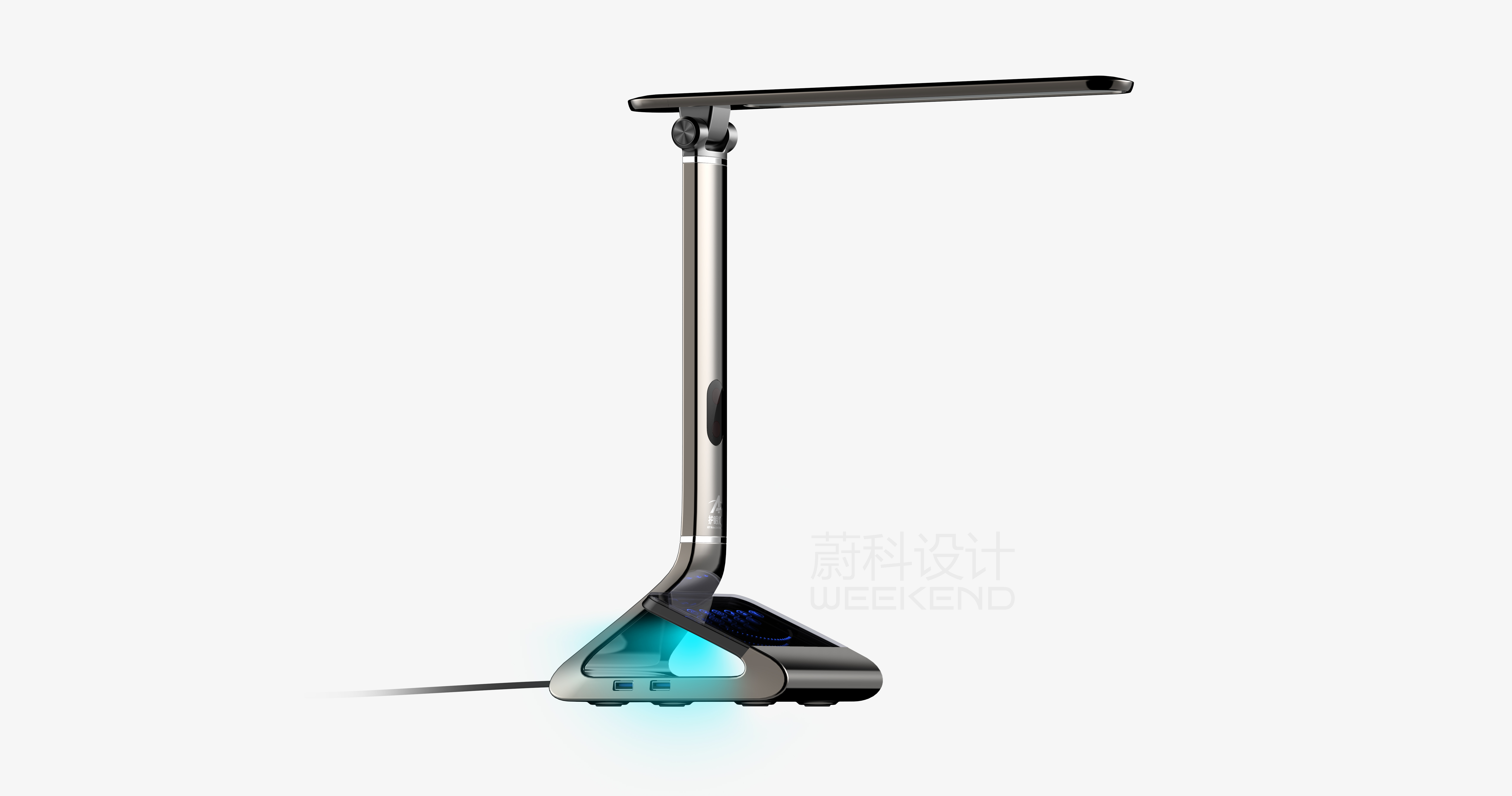 Infrared intelligent monitoring，LED desk lamp，USB interface，Atmosphere lamp，