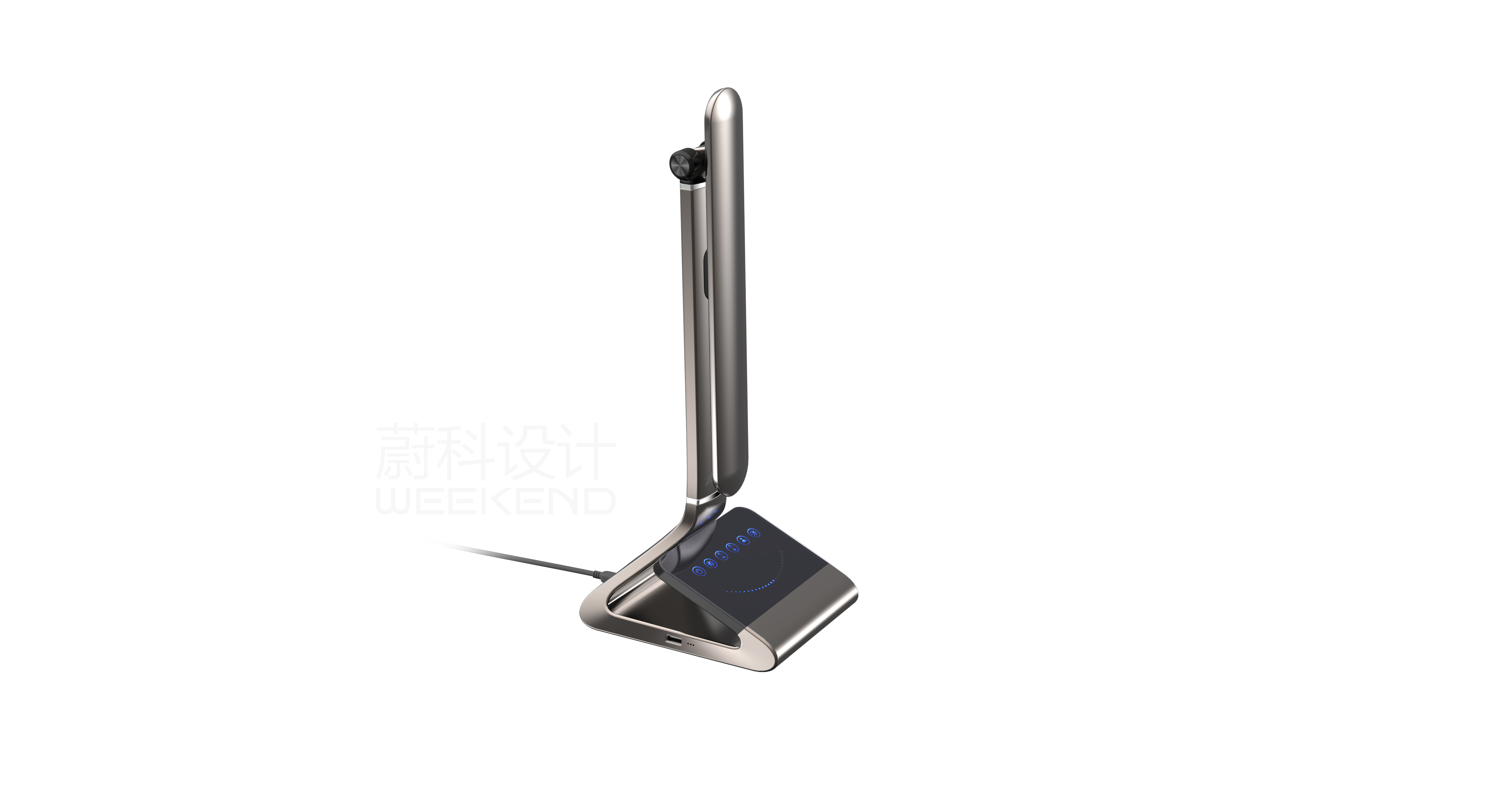 Infrared intelligent monitoring，LED desk lamp，USB interface，Atmosphere lamp，