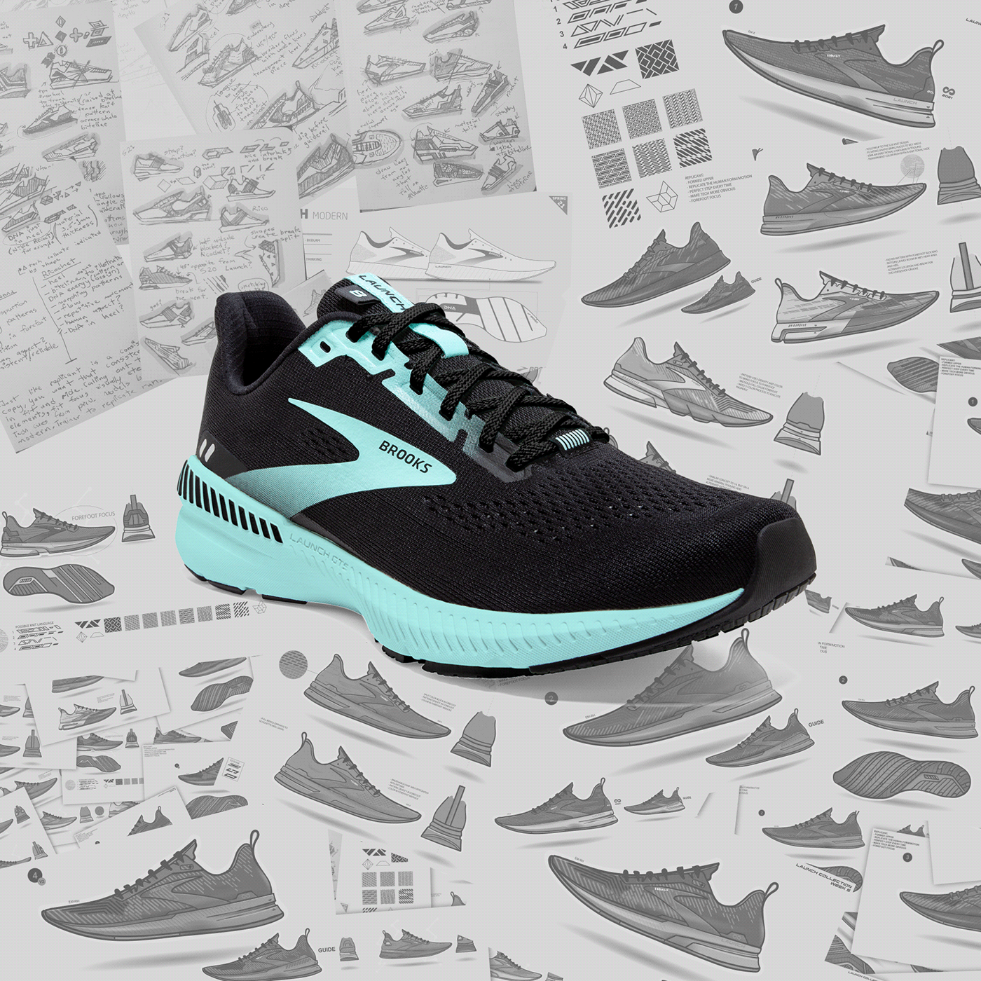 sneakers，Running shoes，comfortable，sketch，