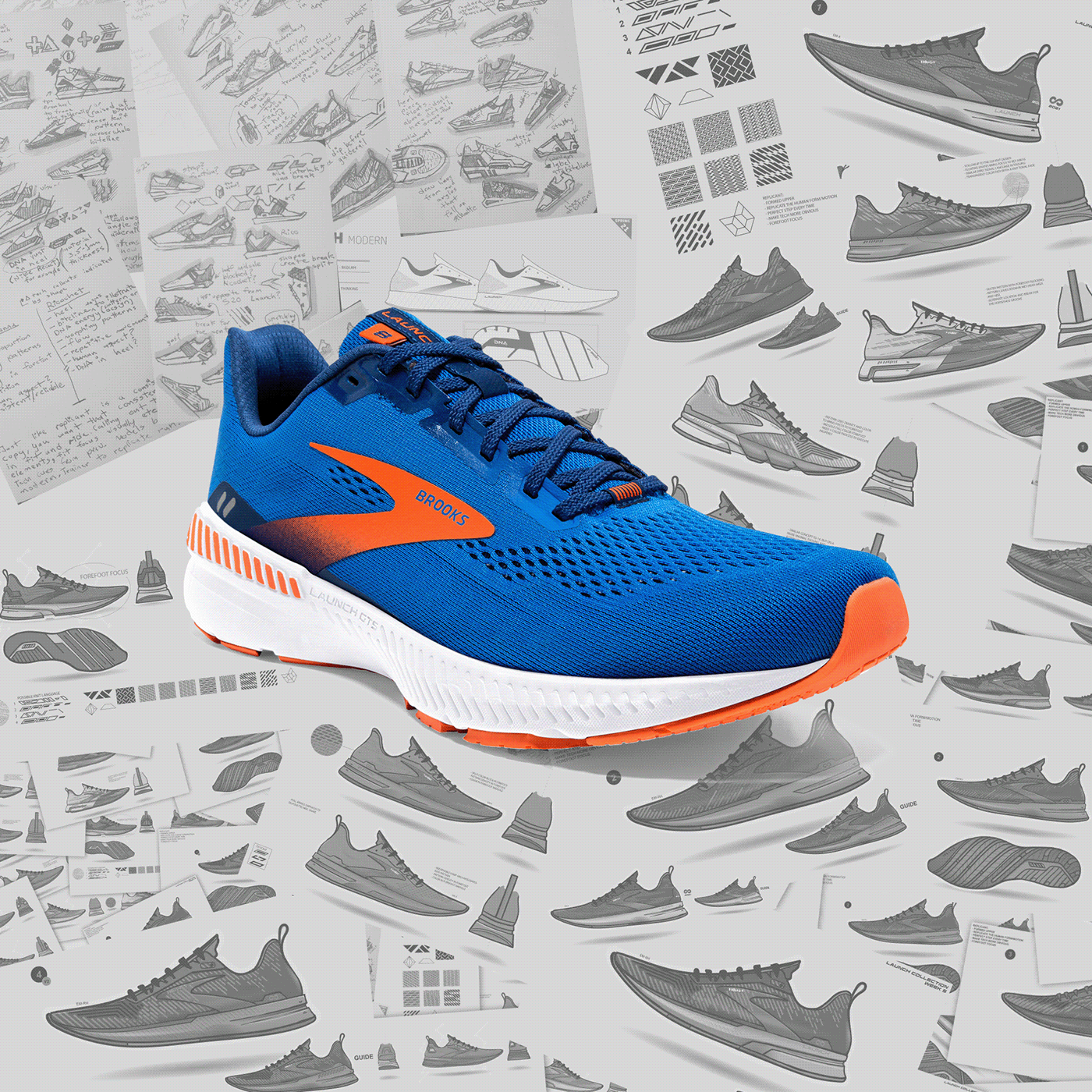 sneakers，Running shoes，comfortable，sketch，