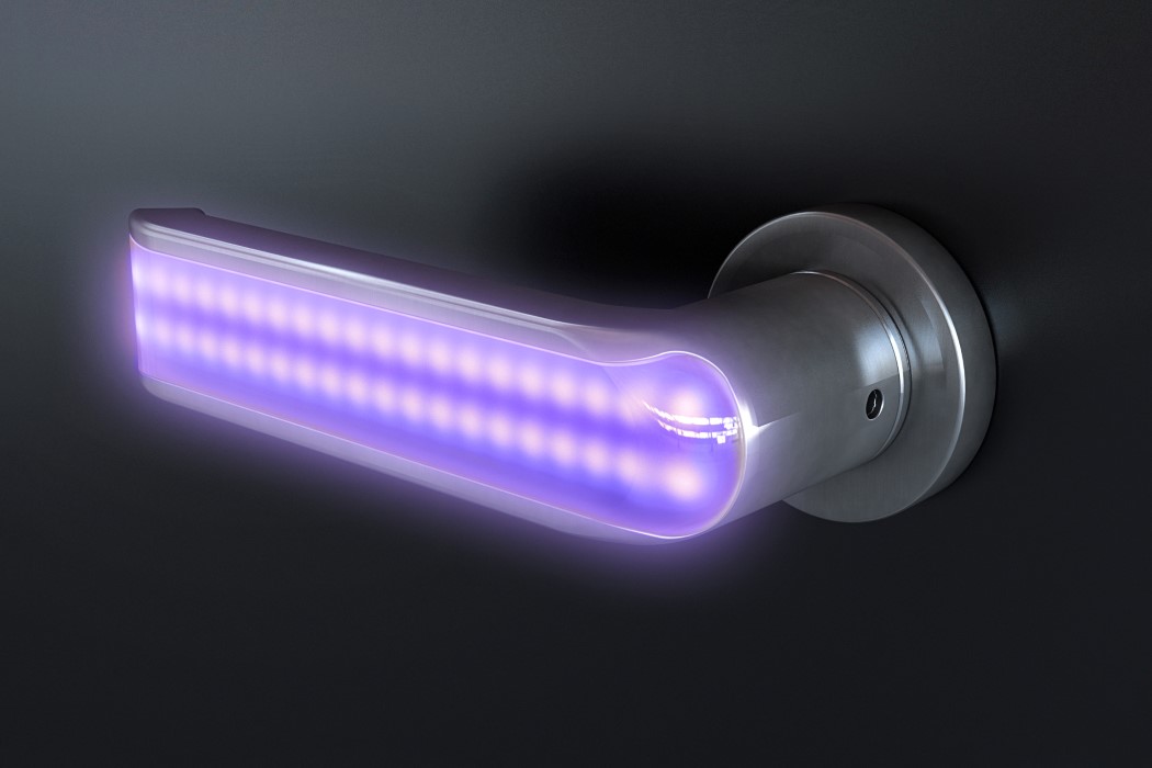 Door handle，led，multi-function，ultraviolet rays，security，