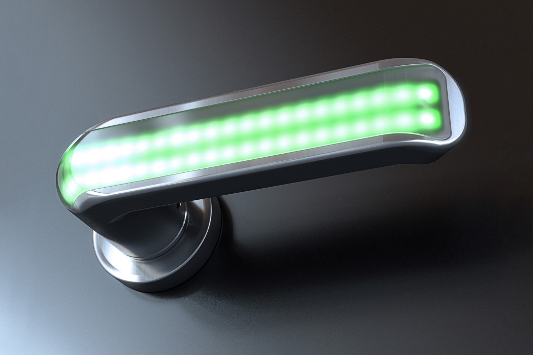 Door handle，led，multi-function，ultraviolet rays，security，