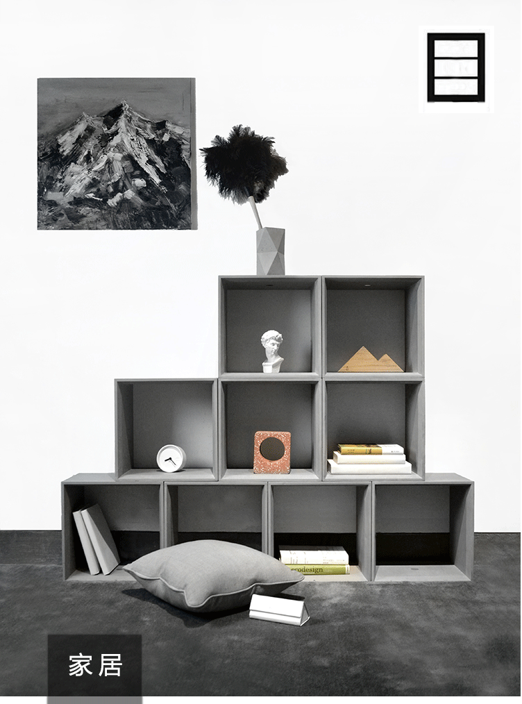 Several degrees of gray，cabinet，concrete，cement，