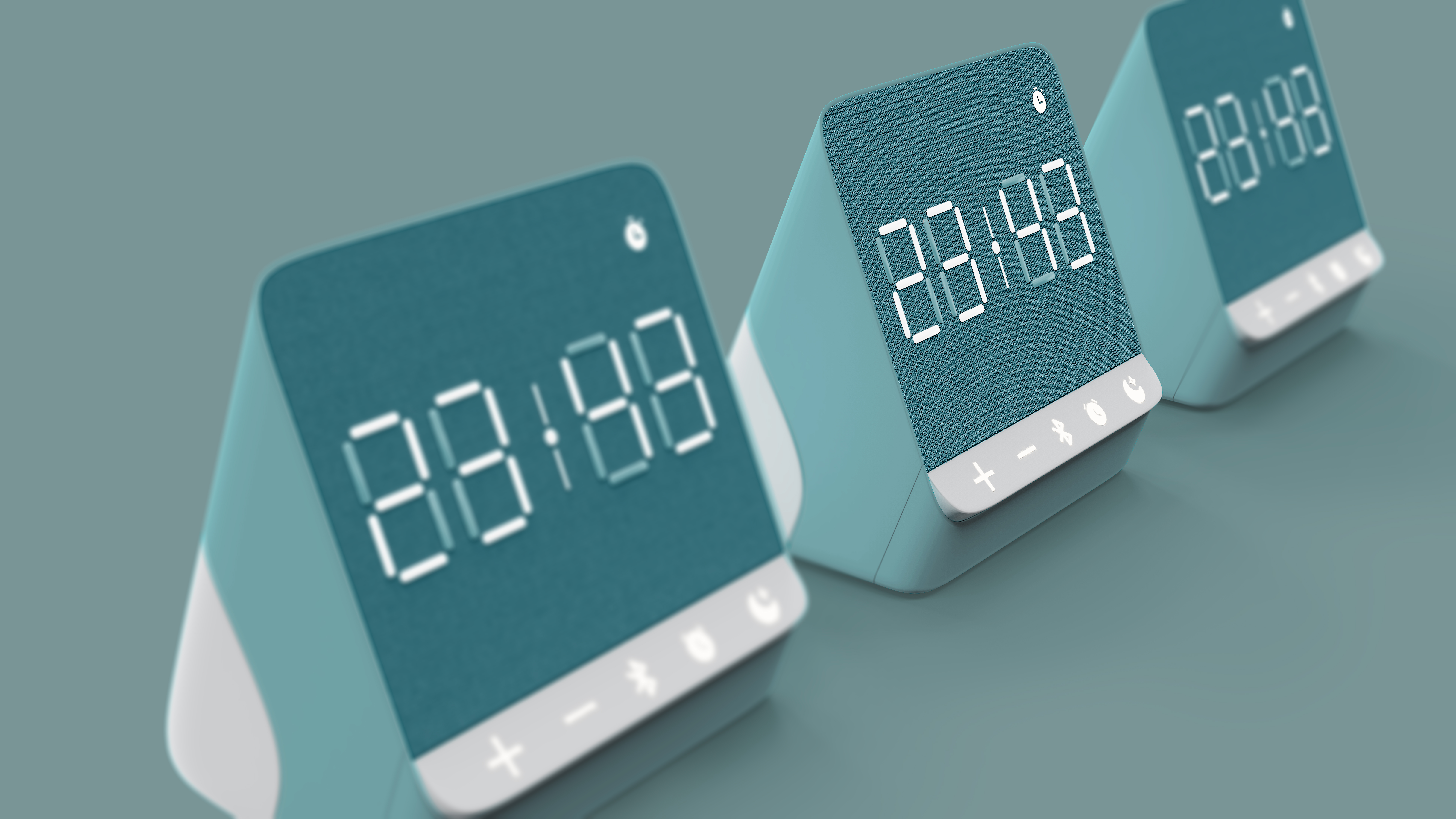 Night light, alarm clock, accompany to sleep, home life，