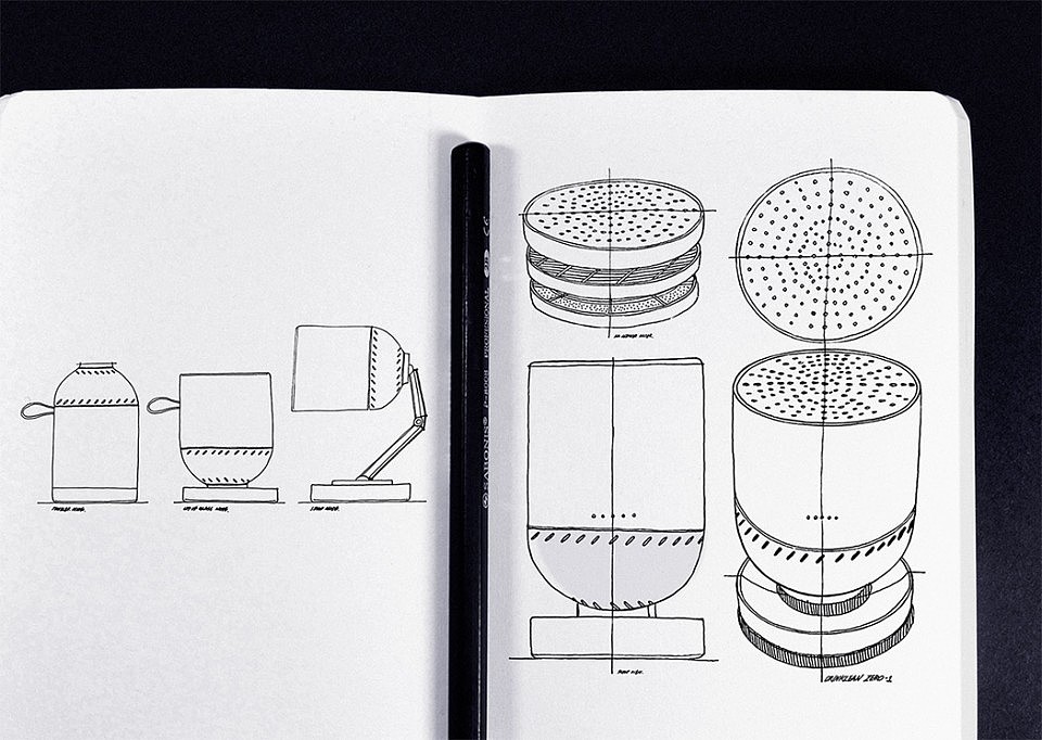 Air purification appearance design，