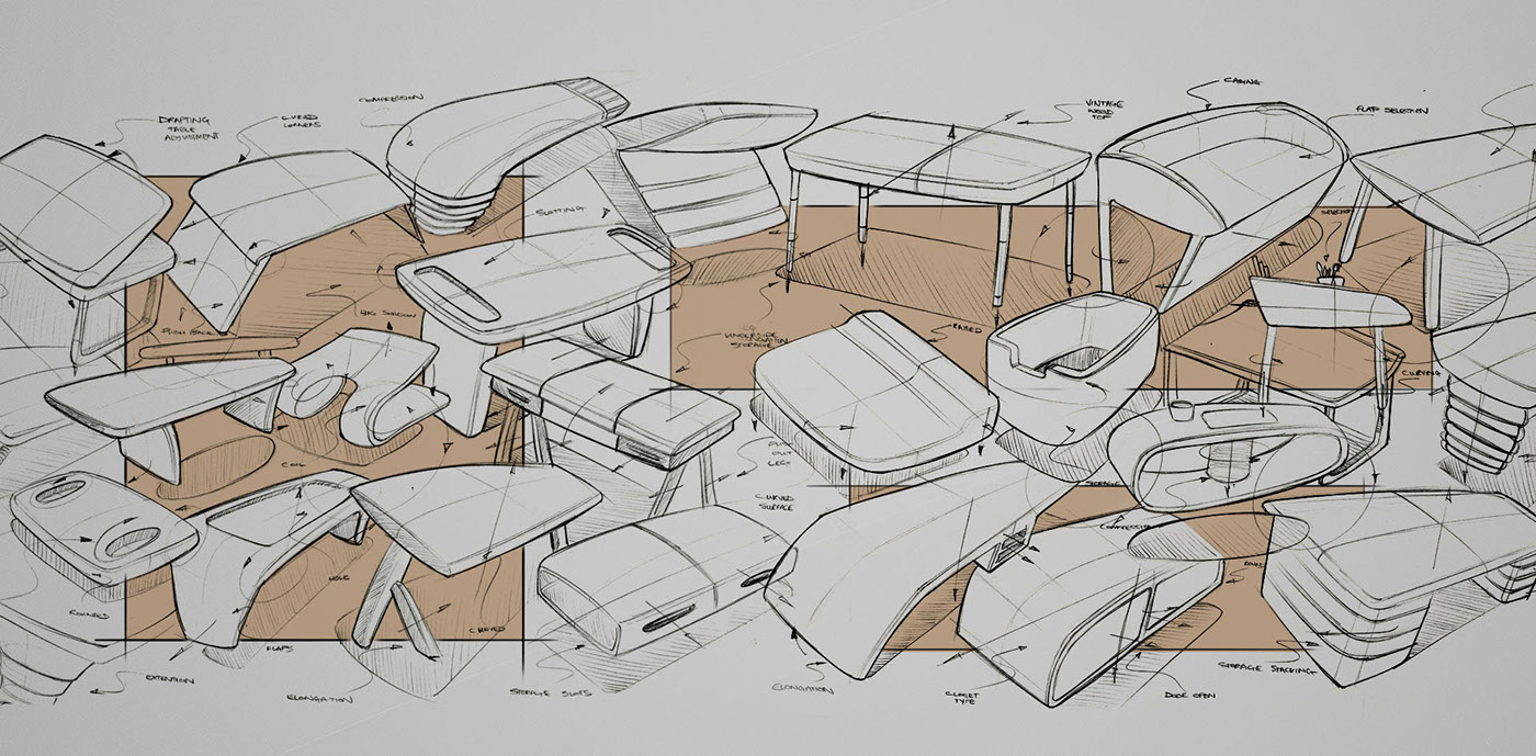 Hand drawn，draft，