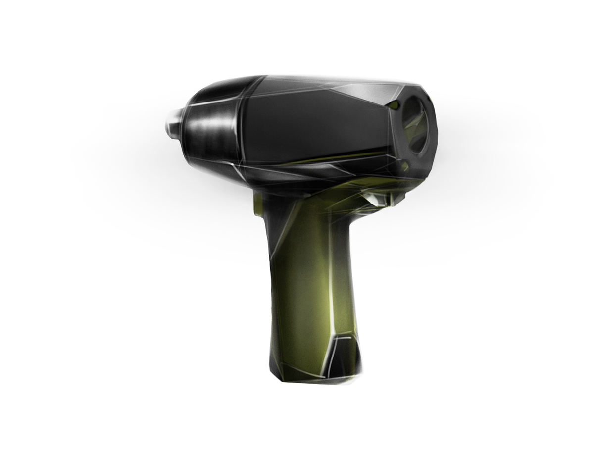 conceptual design，tool，Pneumatic wrench，
