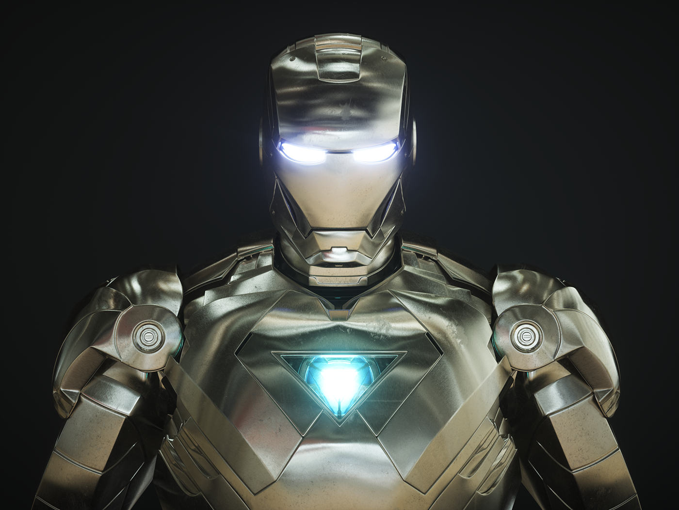 modeling，Render，Iron Man，