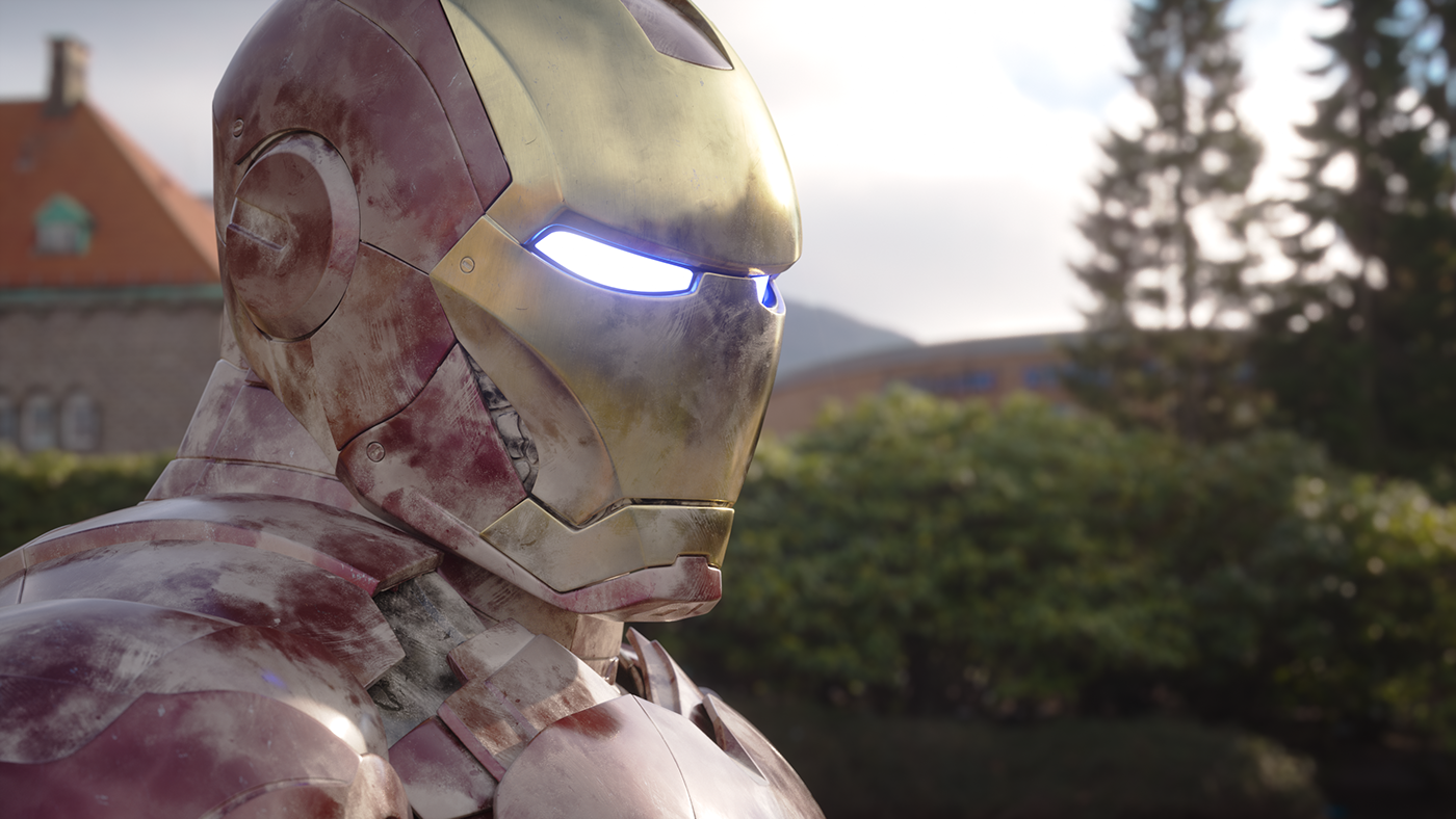 modeling，Render，Iron Man，