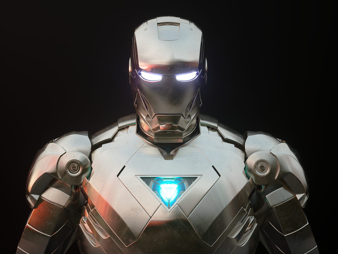 modeling，Render，Iron Man，