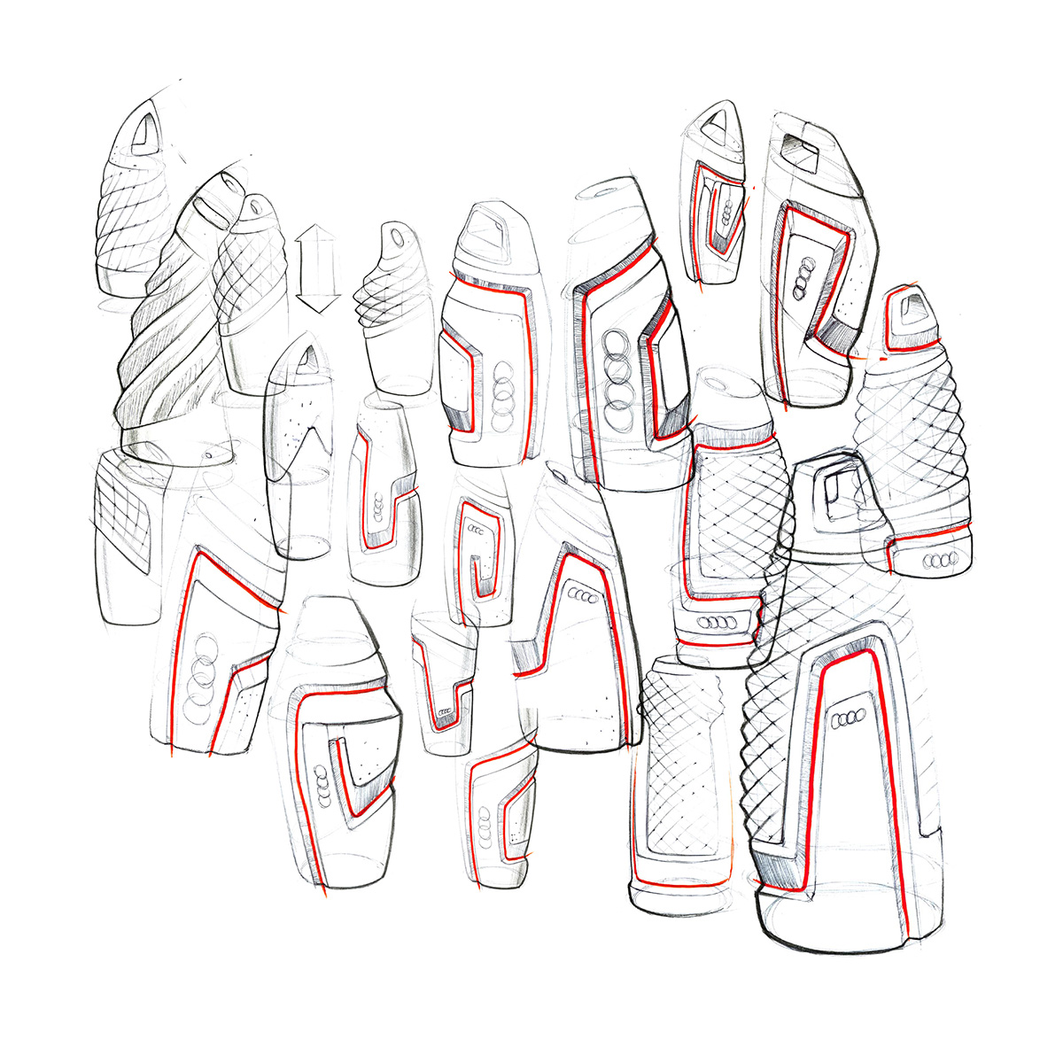 Daniel CORIC，ps，design sketch，shoes，Hand drawn collection，