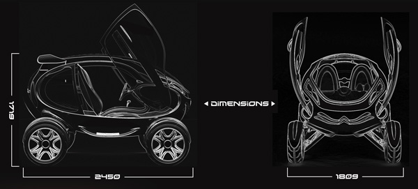 Scooter，automobile，concept，Cool，golden，