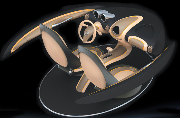 Scooter，automobile，concept，Cool，golden，