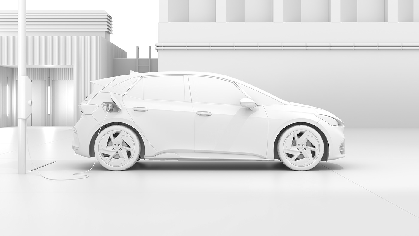 automobile，Electric，Interior，blue，cgi，