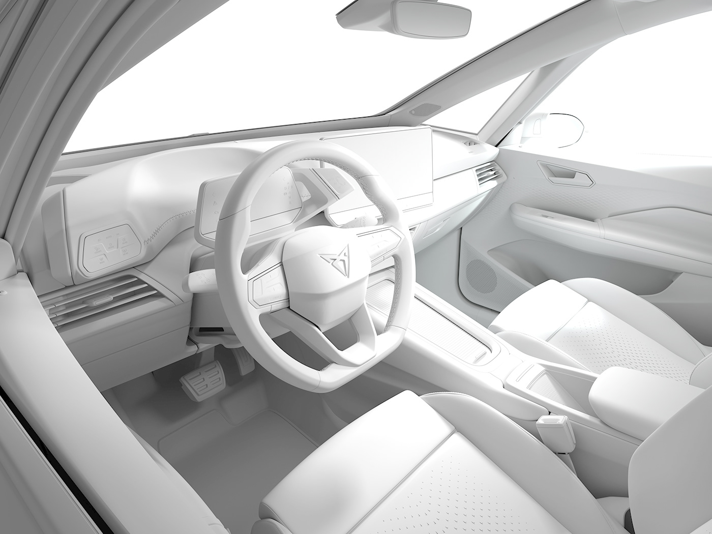 automobile，Electric，Interior，blue，cgi，