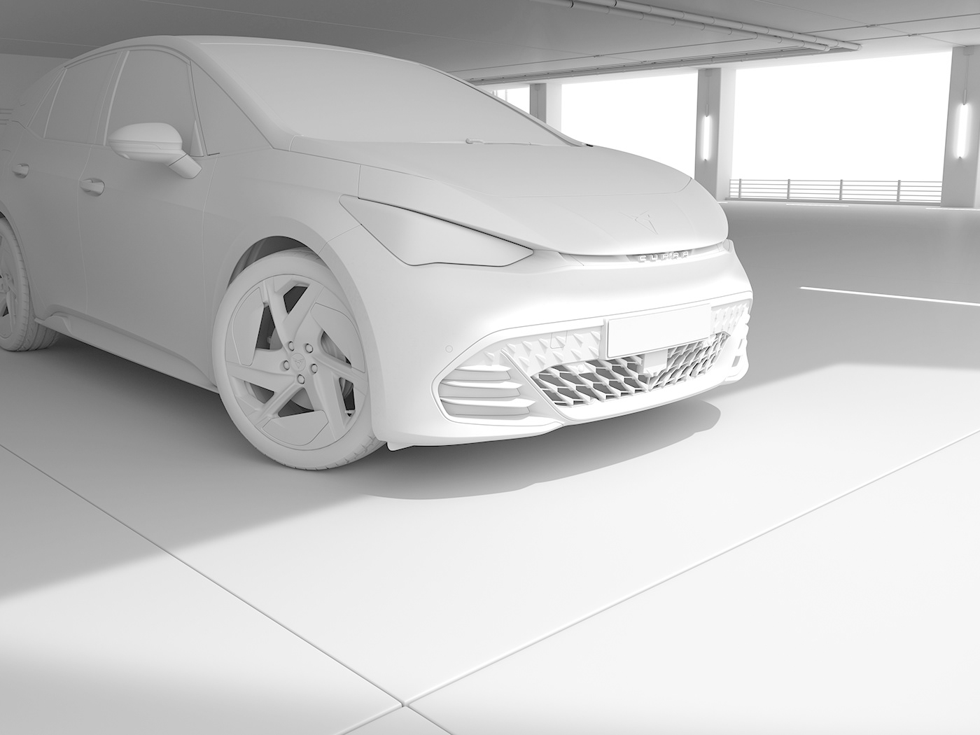 automobile，Electric，Interior，blue，cgi，