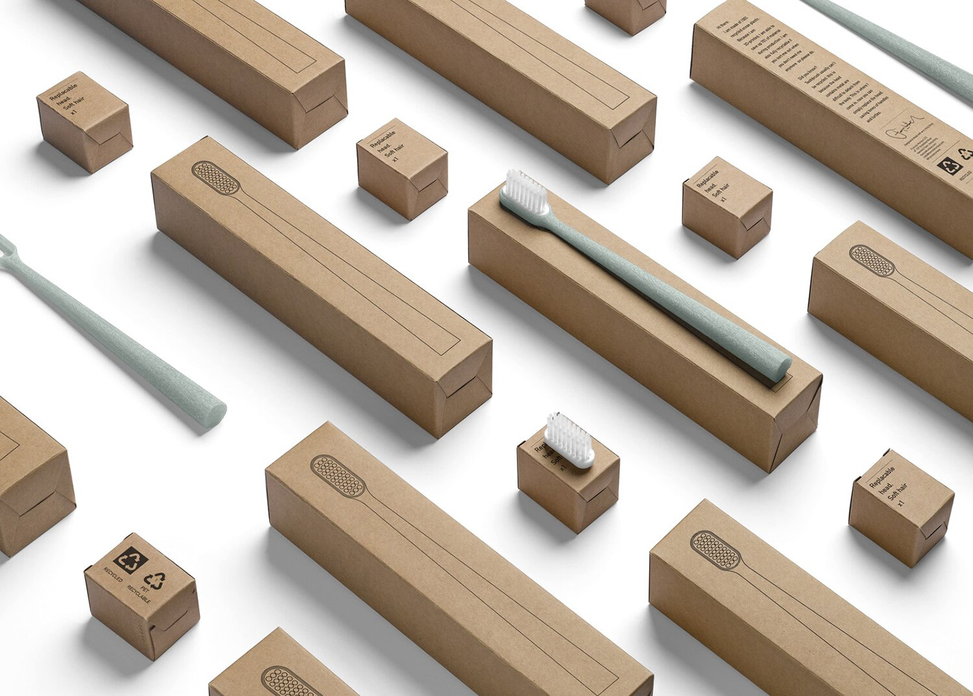 toothbrush，Recyclable，environment protection，3D printing，